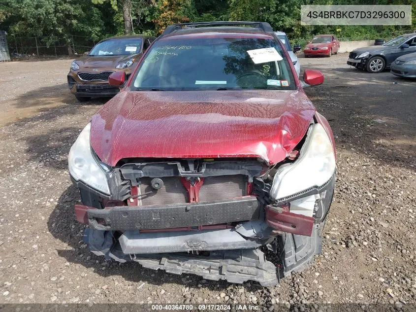 4S4BRBKC7D3296300 2013 Subaru Outback 2.5I Limited