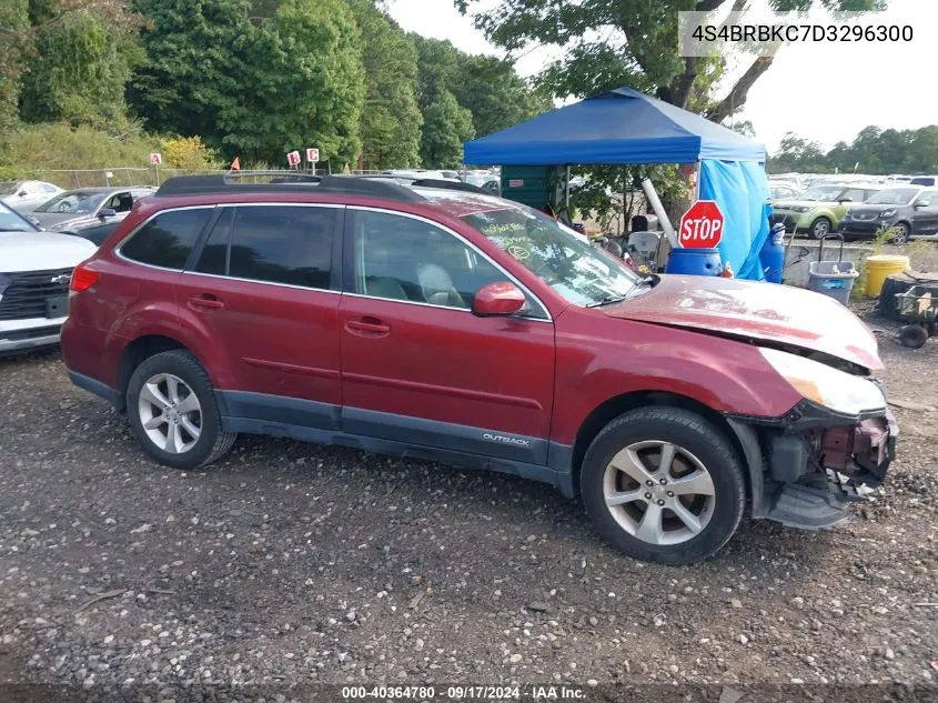 2013 Subaru Outback 2.5I Limited VIN: 4S4BRBKC7D3296300 Lot: 40364780