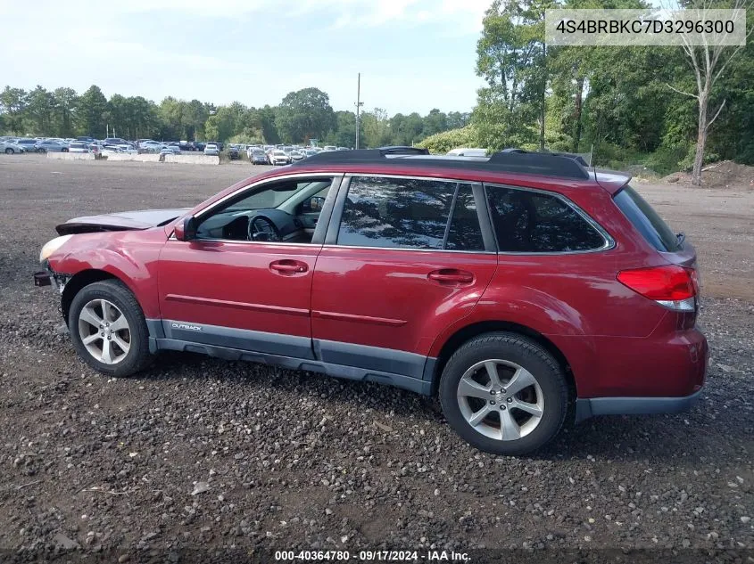 2013 Subaru Outback 2.5I Limited VIN: 4S4BRBKC7D3296300 Lot: 40364780