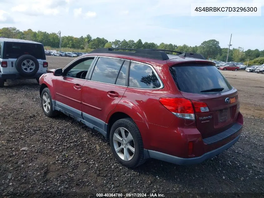 4S4BRBKC7D3296300 2013 Subaru Outback 2.5I Limited