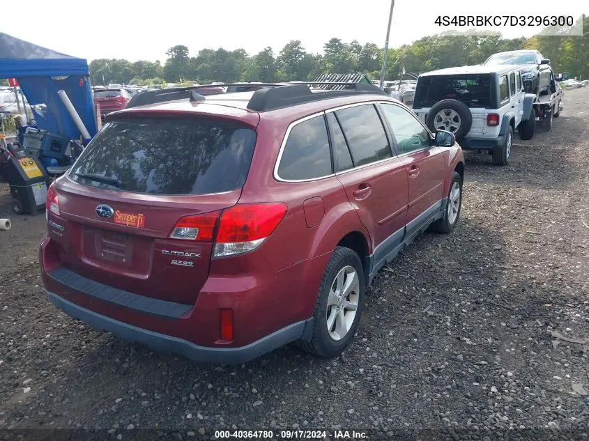 4S4BRBKC7D3296300 2013 Subaru Outback 2.5I Limited