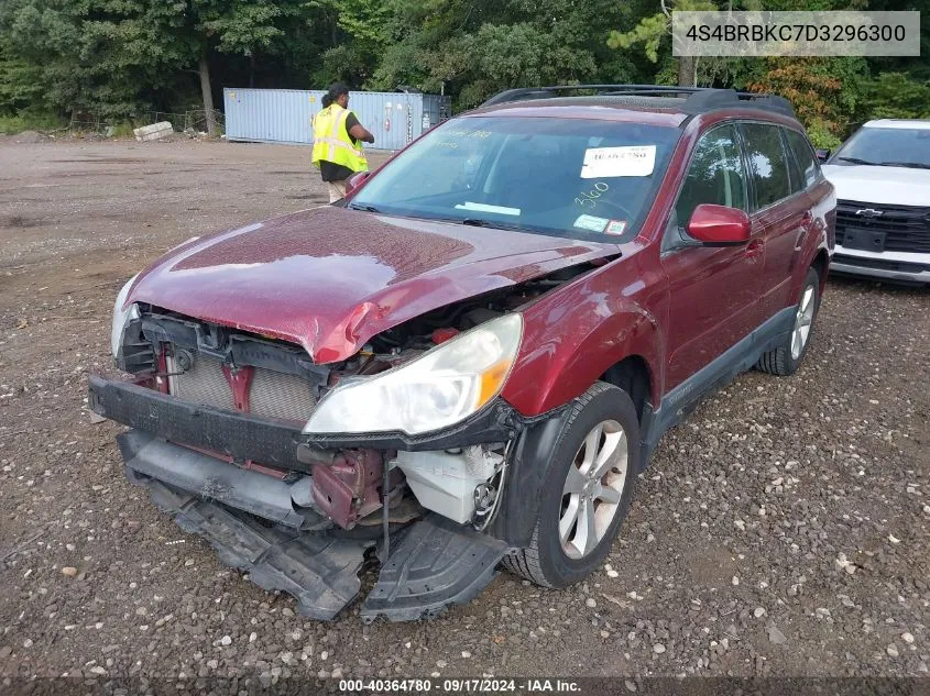 2013 Subaru Outback 2.5I Limited VIN: 4S4BRBKC7D3296300 Lot: 40364780