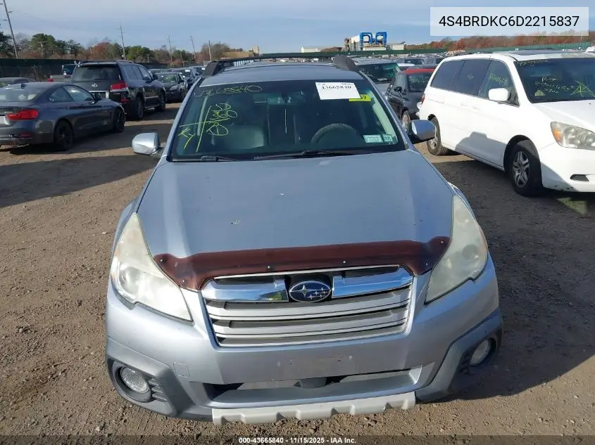 4S4BRDKC6D2215837 2013 Subaru Outback 3.6R Limited