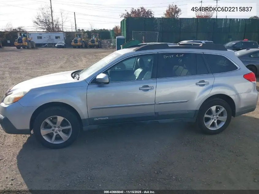 4S4BRDKC6D2215837 2013 Subaru Outback 3.6R Limited