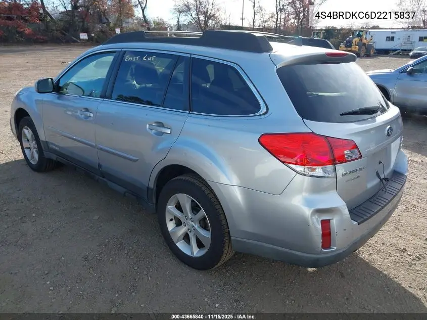 4S4BRDKC6D2215837 2013 Subaru Outback 3.6R Limited