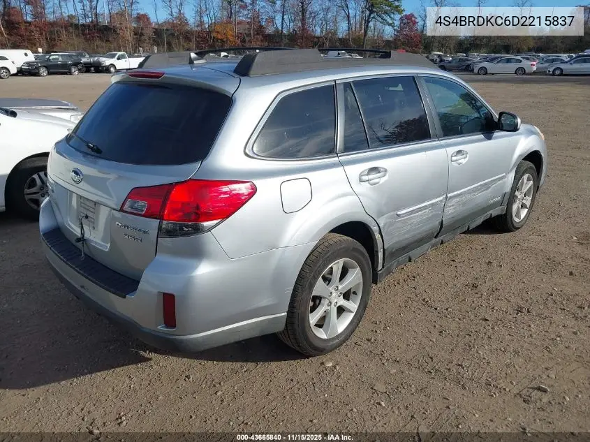 4S4BRDKC6D2215837 2013 Subaru Outback 3.6R Limited