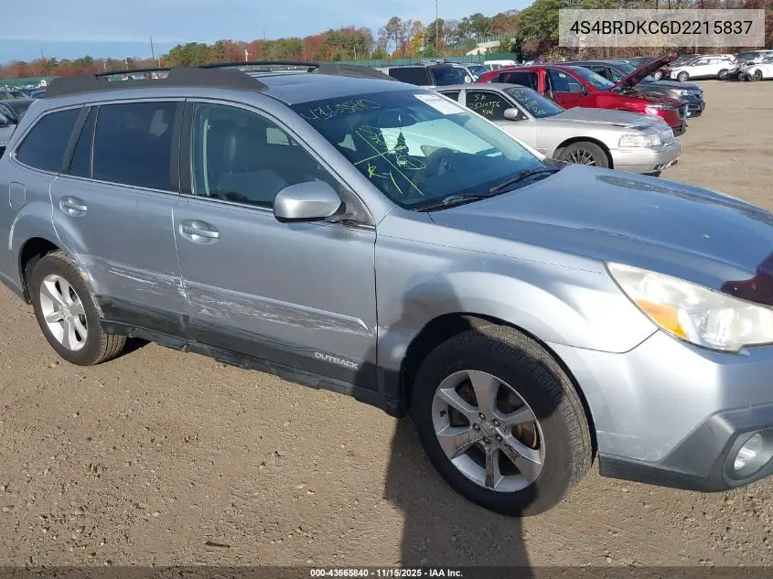 4S4BRDKC6D2215837 2013 Subaru Outback 3.6R Limited