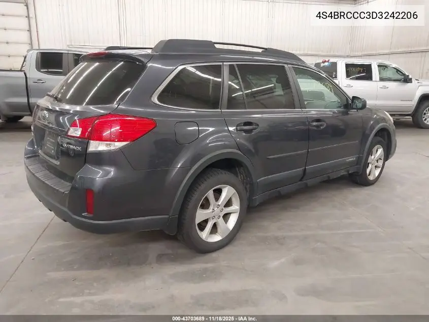 4S4BRCCC3D3242206 2013 Subaru Outback 2.5I Premium