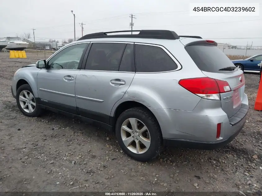4S4BRCGC4D3239602 2013 Subaru Outback 2.5I Premium