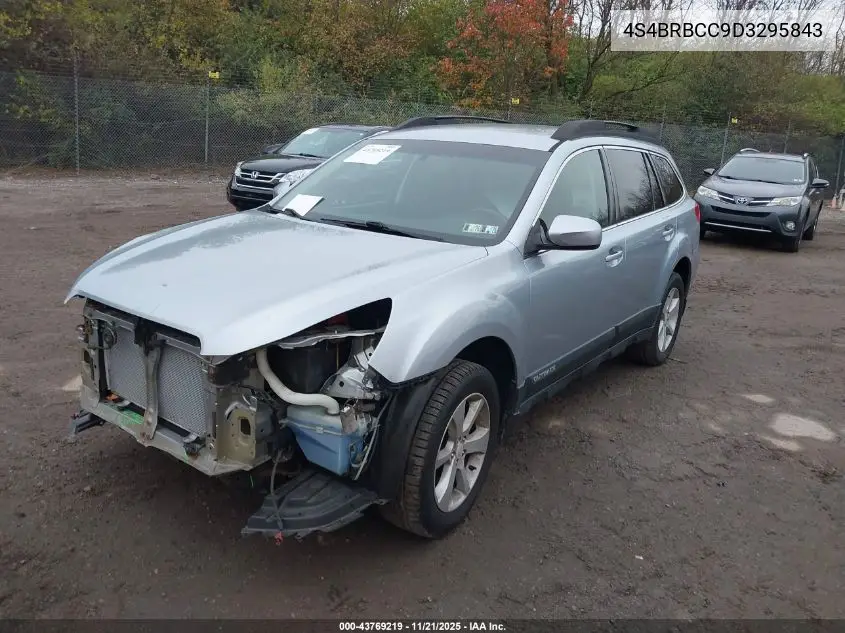 4S4BRBCC9D3295843 2013 Subaru Outback 2.5I Premium