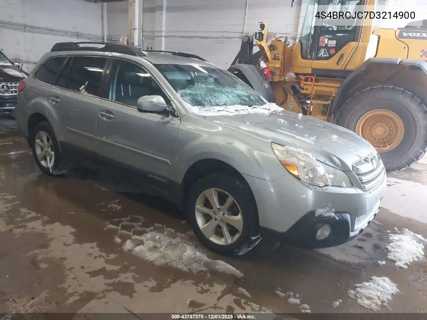 4S4BRCJC7D3214900 2013 Subaru Outback 2.5I Limited