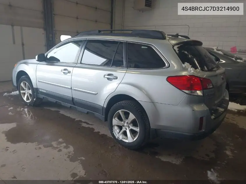 4S4BRCJC7D3214900 2013 Subaru Outback 2.5I Limited