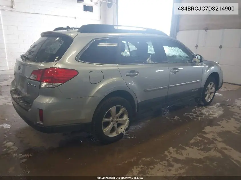 4S4BRCJC7D3214900 2013 Subaru Outback 2.5I Limited