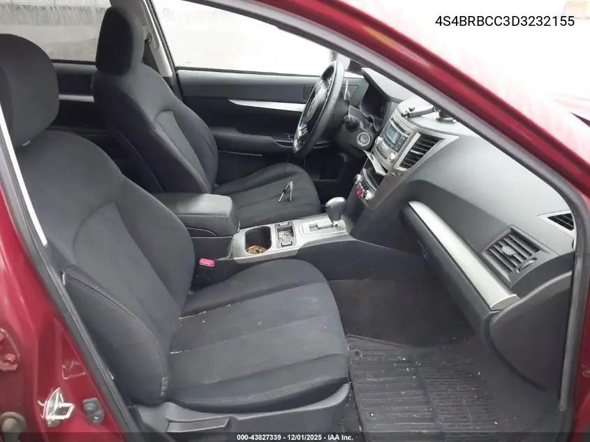 4S4BRBCC3D3232155 2013 Subaru Outback 2.5I Premium