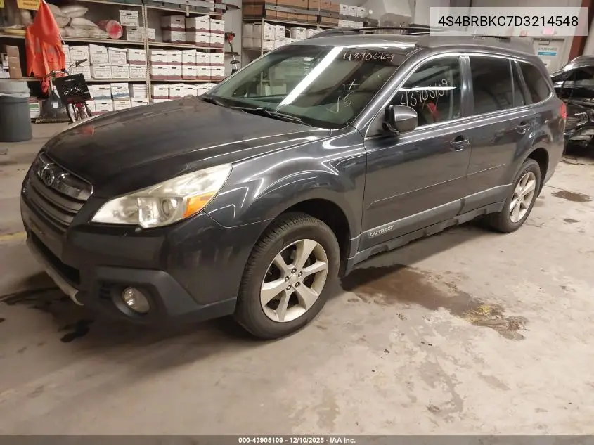 4S4BRBKC7D3214548 2013 Subaru Outback 2.5I Limited
