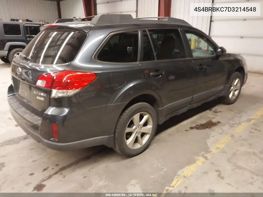 4S4BRBKC7D3214548 2013 Subaru Outback 2.5I Limited