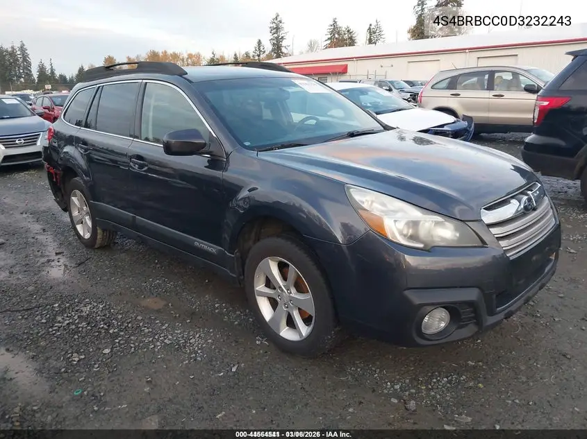 4S4BRBCC0D3232243 2013 Subaru Outback 2.5I Premium