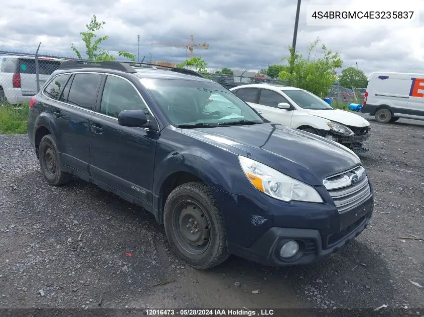 4S4BRGMC4E3235837 2014 Subaru Outback 2.5I Limited