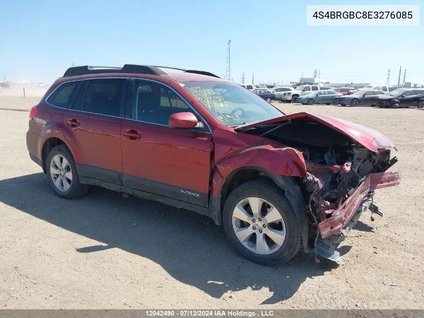 2014 Subaru Outback 2.5I Premium VIN: 4S4BRGBC8E3276085 Lot: 12042490