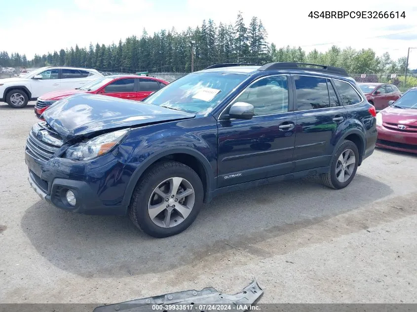 2014 Subaru Outback 2.5I Limited VIN: 4S4BRBPC9E3266614 Lot: 39933517