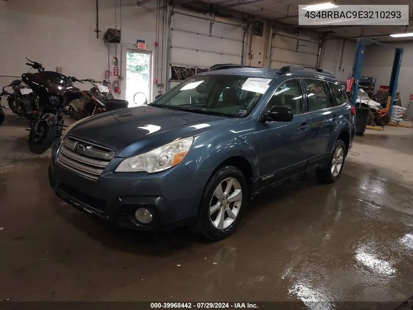 2014 Subaru Outback 2.5I VIN: 4S4BRBAC9E3210293 Lot: 39968442