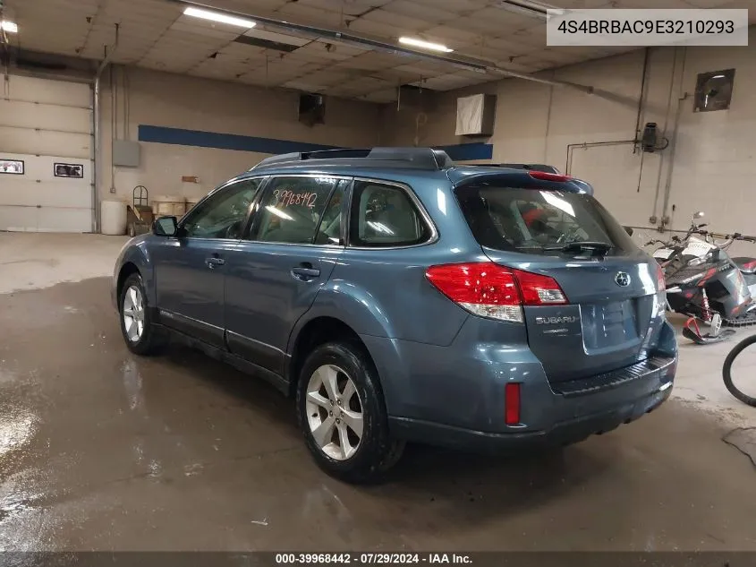 4S4BRBAC9E3210293 2014 Subaru Outback 2.5I