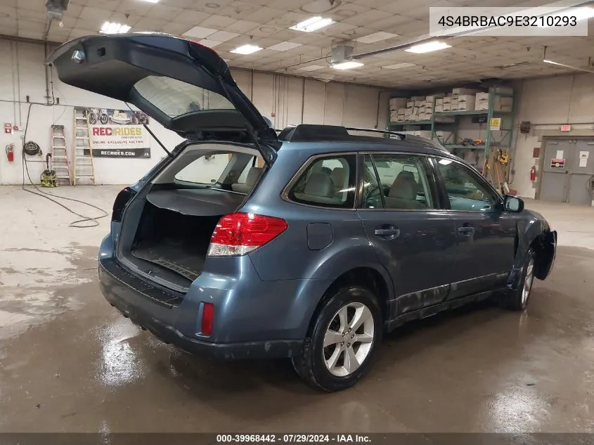 4S4BRBAC9E3210293 2014 Subaru Outback 2.5I