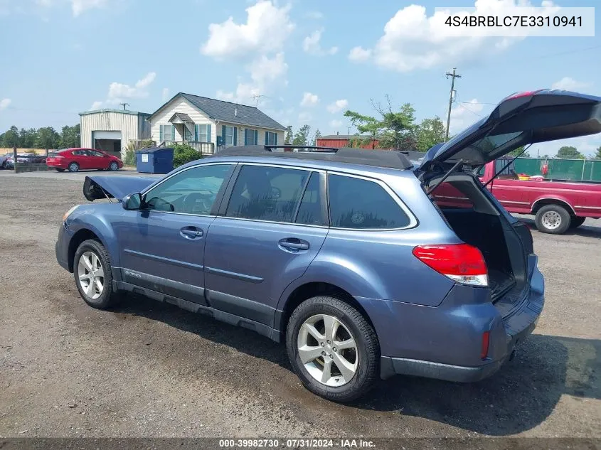 4S4BRBLC7E3310941 2014 Subaru Outback 2.5I Limited