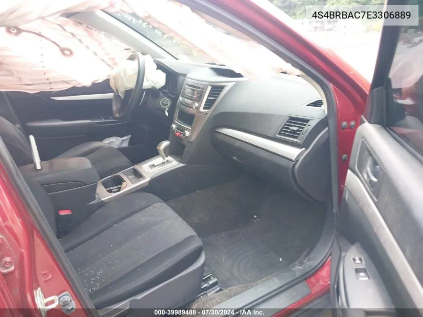 4S4BRBAC7E3306889 2014 Subaru Outback 2.5I