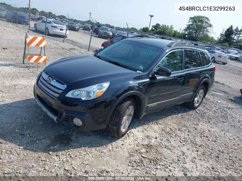 2014 Subaru Outback 2.5I Limited VIN: 4S4BRCLC1E3299263 Lot: 39991265