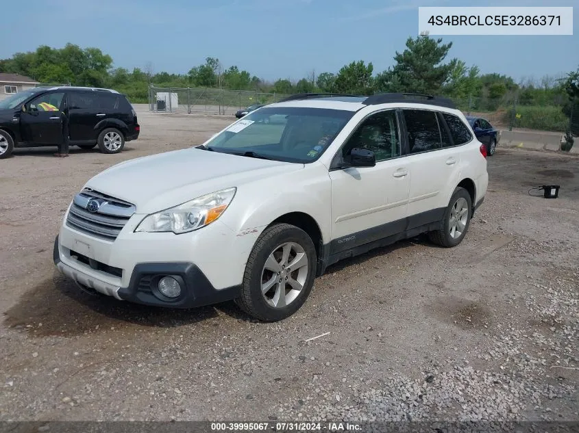 2014 Subaru Outback 2.5I Limited VIN: 4S4BRCLC5E3286371 Lot: 39995067