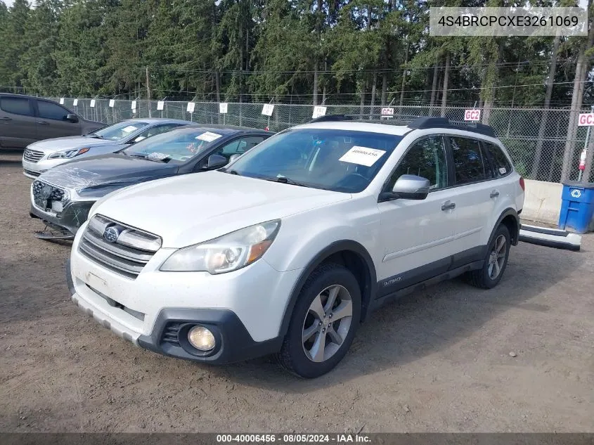 4S4BRCPCXE3261069 2014 Subaru Outback 2.5I Limited