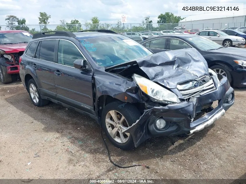 2014 Subaru Outback 2.5I Limited VIN: 4S4BRBLC9E3214146 Lot: 40054442