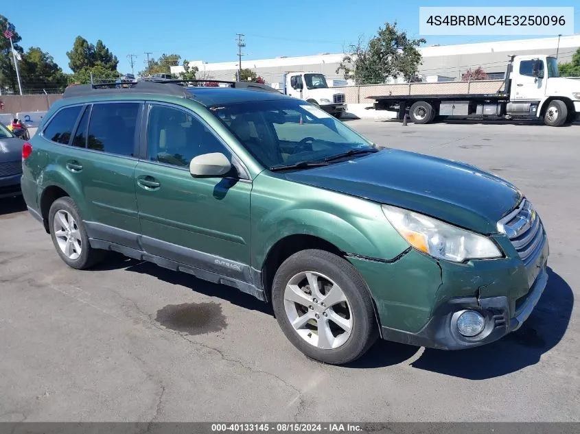 4S4BRBMC4E3250096 2014 Subaru Outback 2.5I Limited