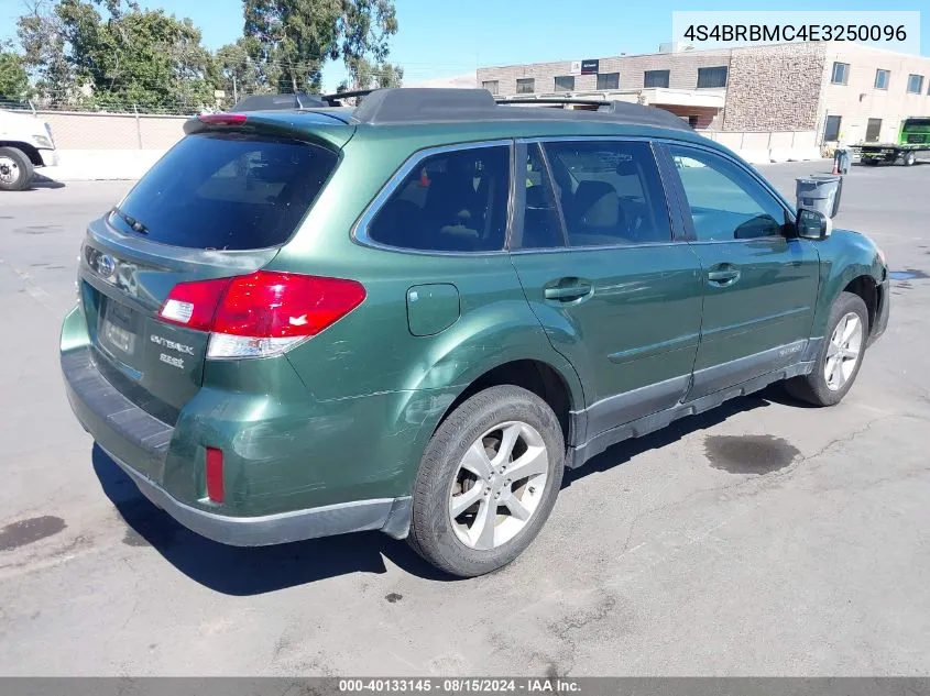 2014 Subaru Outback 2.5I Limited VIN: 4S4BRBMC4E3250096 Lot: 40133145