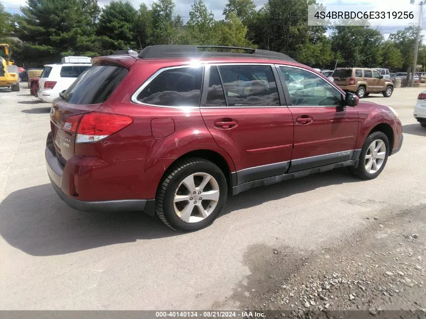 4S4BRBDC6E3319256 2014 Subaru Outback 2.5I Premium