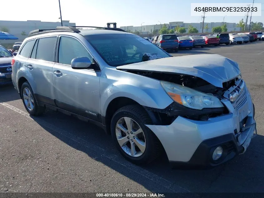 2014 Subaru Outback 2.5I Limited VIN: 4S4BRBMC9E3253933 Lot: 40180610