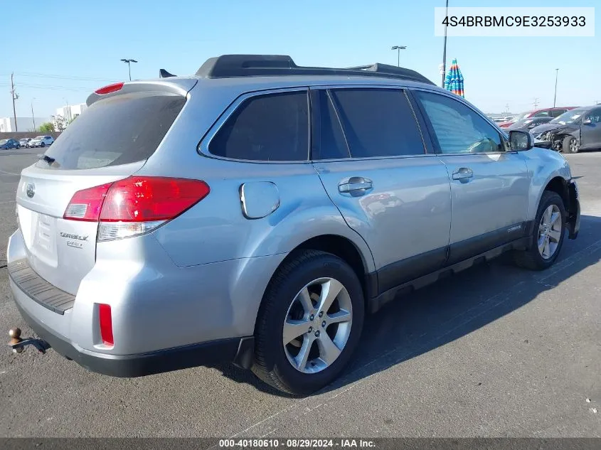 2014 Subaru Outback 2.5I Limited VIN: 4S4BRBMC9E3253933 Lot: 40180610