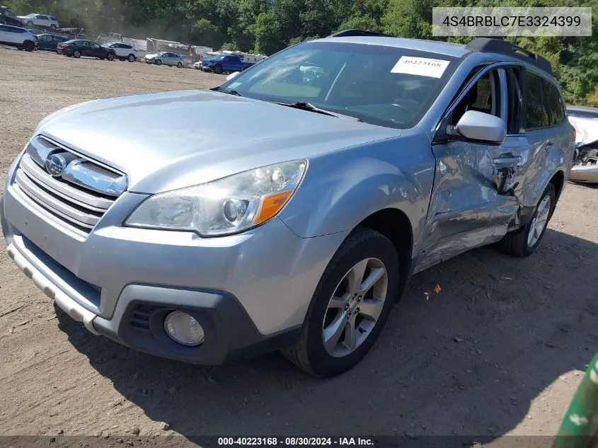 2014 Subaru Outback 2.5I Limited VIN: 4S4BRBLC7E3324399 Lot: 40223168