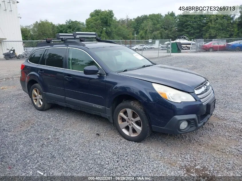 4S4BRBCC7E3269713 2014 Subaru Outback 2.5I Premium