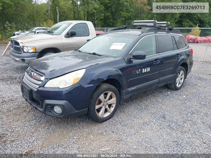 2014 Subaru Outback 2.5I Premium VIN: 4S4BRBCC7E3269713 Lot: 40223201