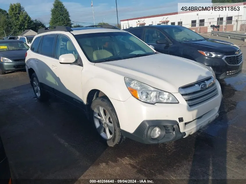 4S4BRCMC1E3311863 2014 Subaru Outback 2.5I Limited