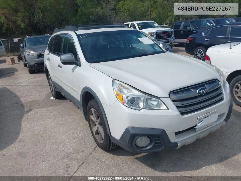 2014 Subaru Outback 3.6R Limited VIN: 4S4BRDPC5E2272671 Lot: 40272922