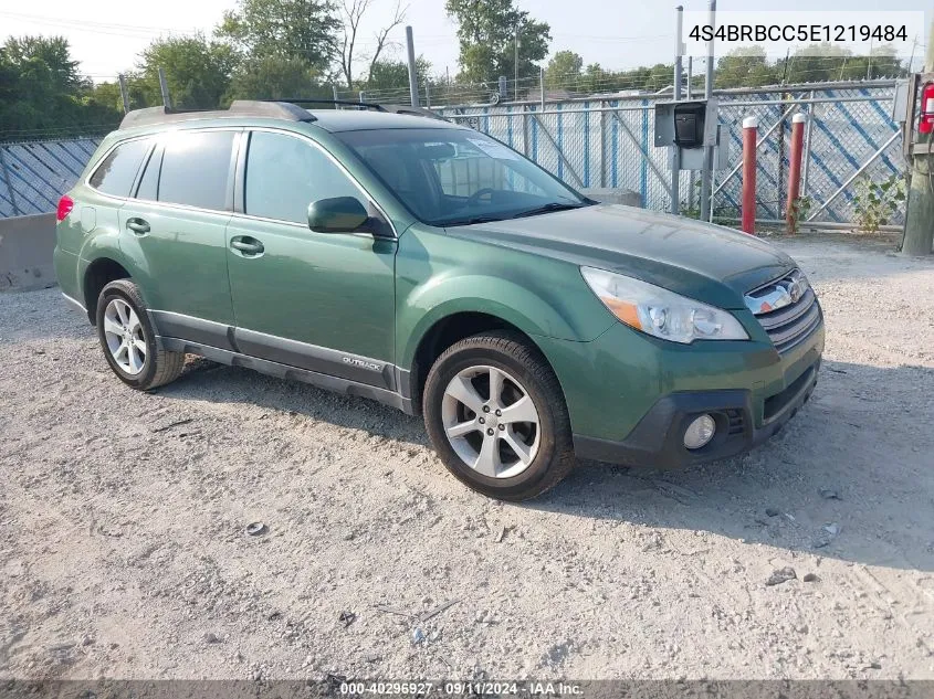 2014 Subaru Outback 2.5I Premium VIN: 4S4BRBCC5E1219484 Lot: 40296927