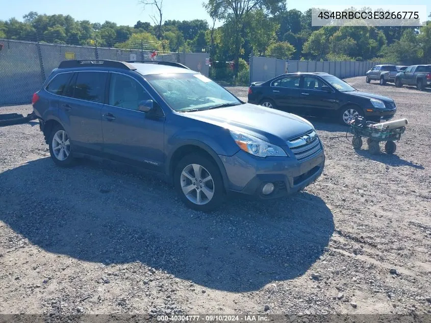 2014 Subaru Outback 2.5I Premium VIN: 4S4BRBCC3E3266775 Lot: 40304777