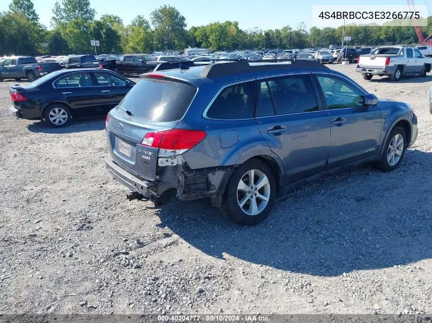 2014 Subaru Outback 2.5I Premium VIN: 4S4BRBCC3E3266775 Lot: 40304777