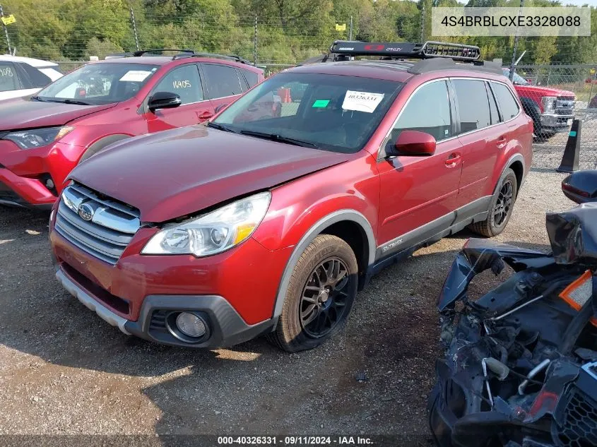 2014 Subaru Outback 2.5I Limited VIN: 4S4BRBLCXE3328088 Lot: 40326331