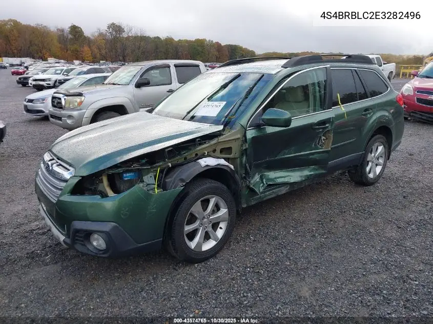 4S4BRBLC2E3282496 2014 Subaru Outback 2.5I Limited