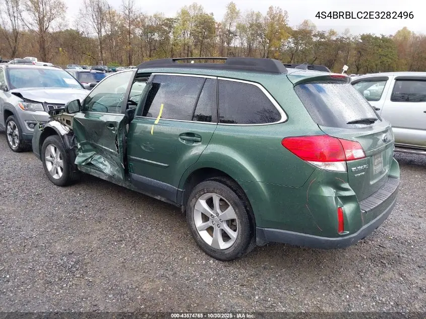 4S4BRBLC2E3282496 2014 Subaru Outback 2.5I Limited