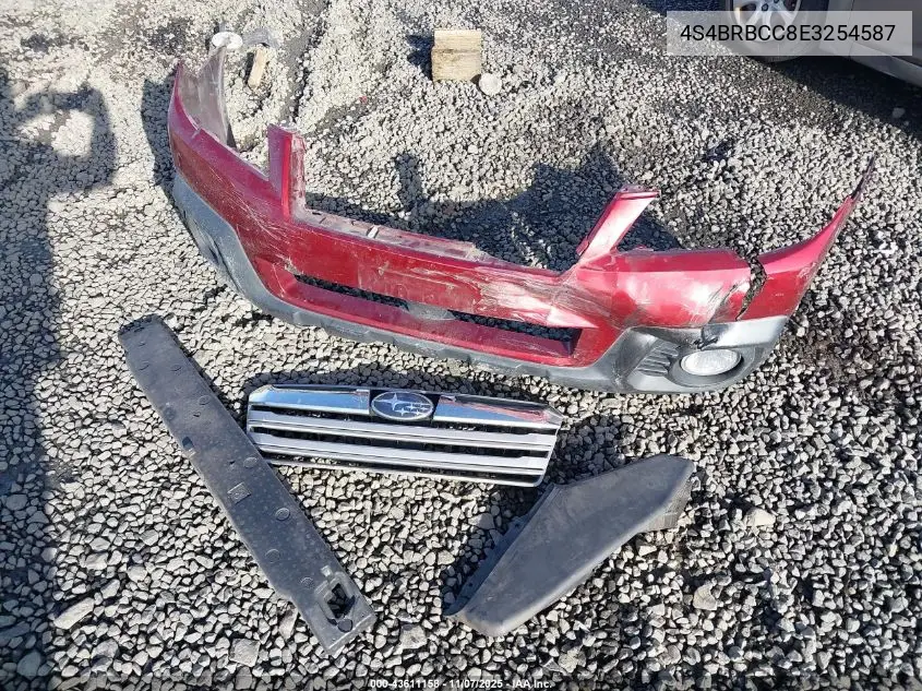 4S4BRBCC8E3254587 2014 Subaru Outback 2.5I Premium